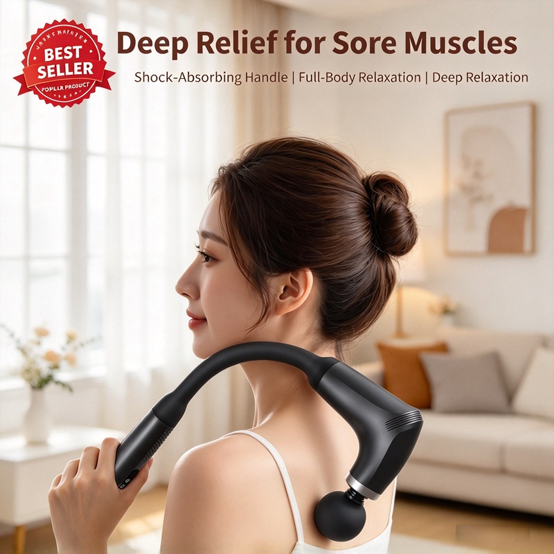 Smart Electric Fascia Gun, Han - Massage Gun ulasan dan harga