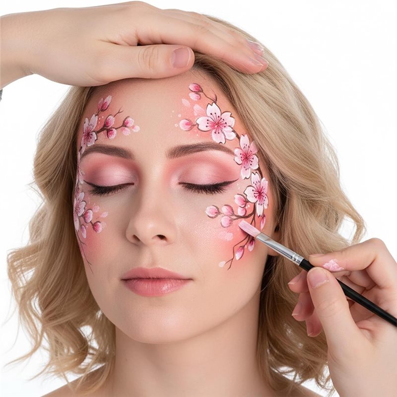 AB34-12Pcs Face Painting Brush - Body Brush ulasan dan harga