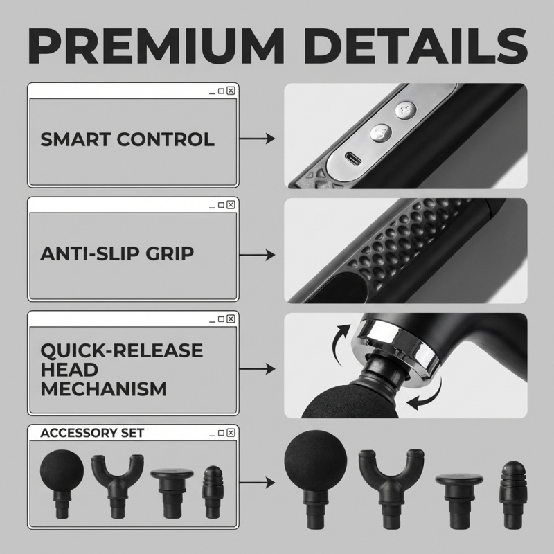 Electric Muscle Massage Gun wi - Massage Gun ulasan dan harga