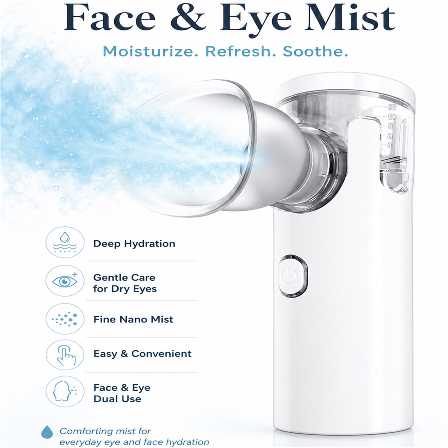 Nano Spray Eye Massage Instrum - Face Steamer ulasan dan harga