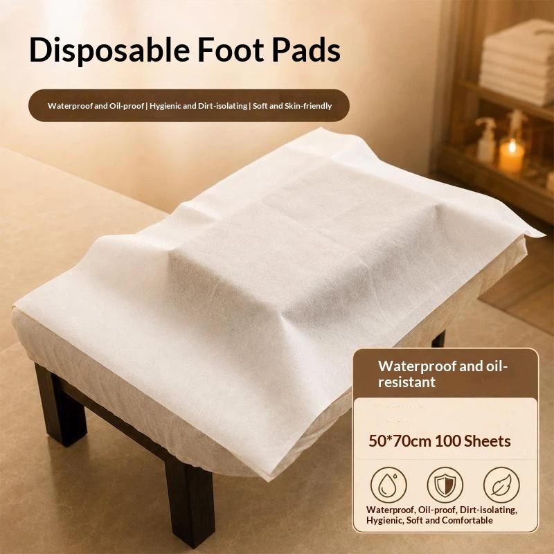 100Pcs Disposable Woven Fabric - Foot Spa ulasan dan harga