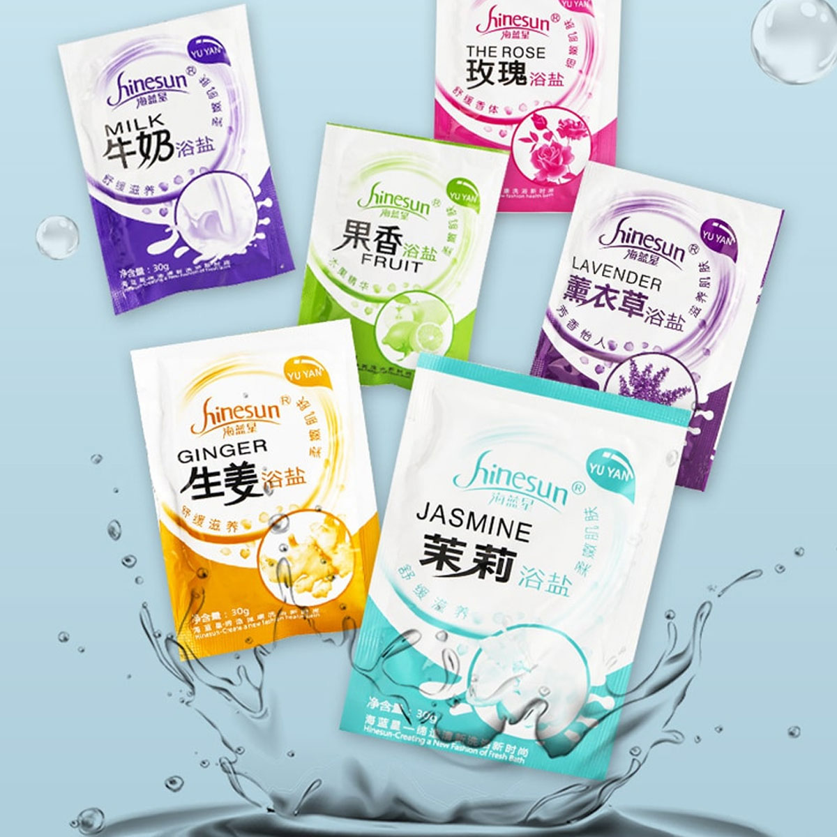 Rose Lavender Crystal Mud Foot - Bath Salts ulasan dan harga
