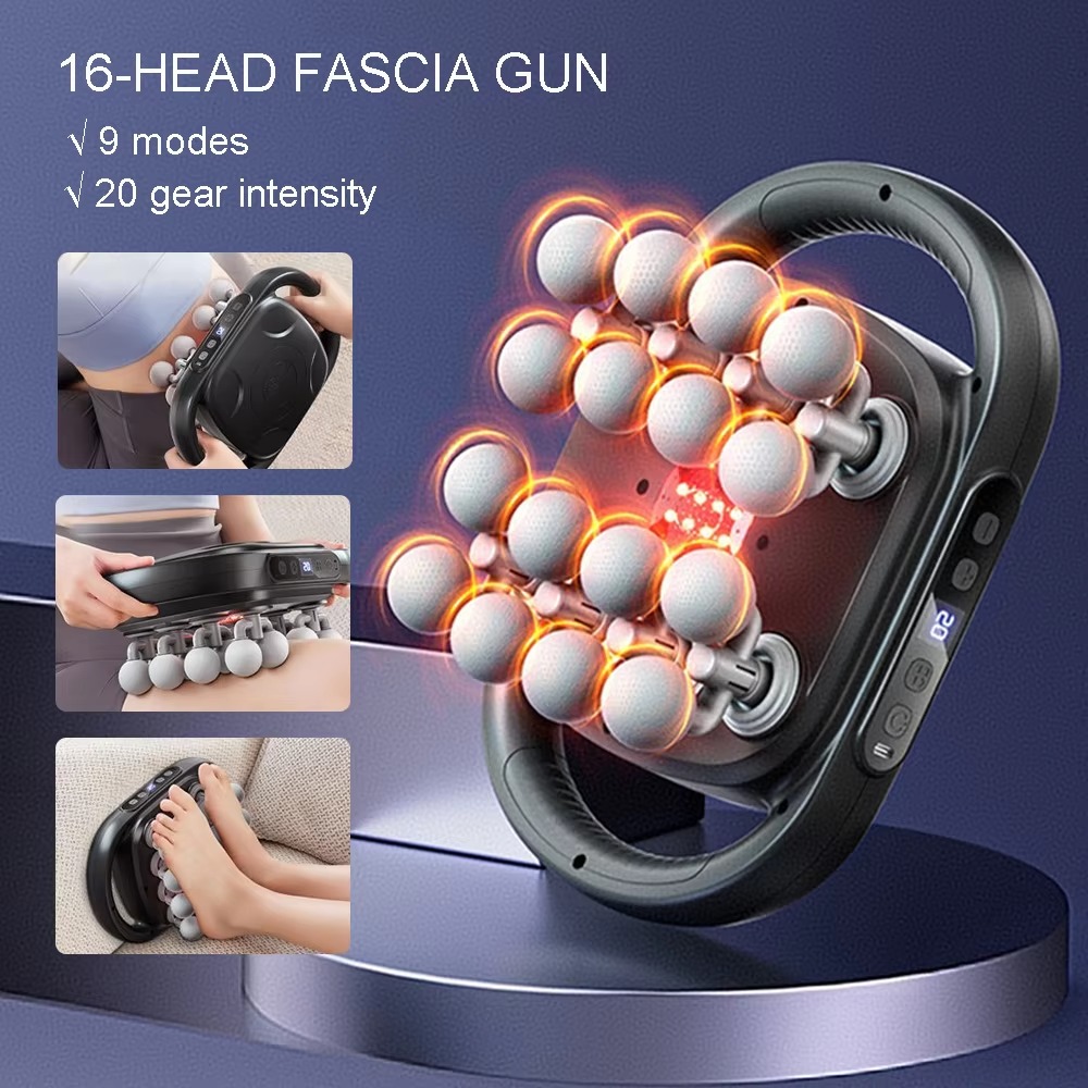 High-Frequency Vibration 16-He - Massage Gun ulasan dan harga