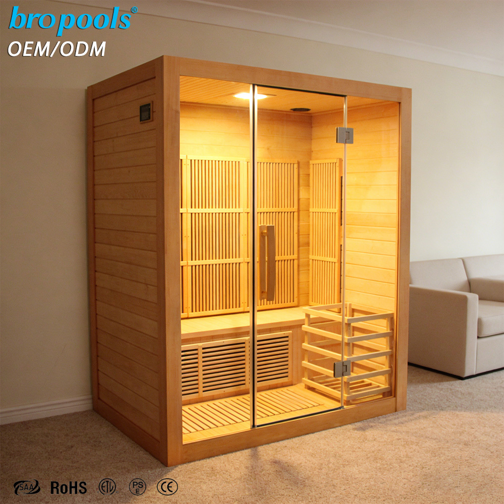 Modern Hemlock Wood Far Infrar - Spa Wellness Gym ulasan dan harga