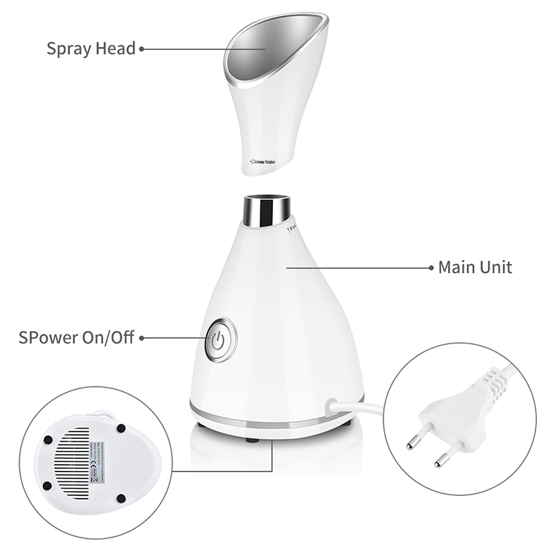 Portable Nano Ionic Hot Mist F - Face Steamer ulasan dan harga
